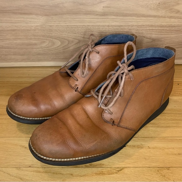 Cole Haan Men's OriginalGrand Remastered Waterproof Chukka Boots - Size 9.5 - Picture 1 of 8